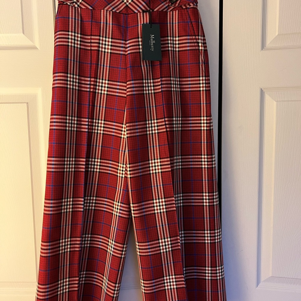 Beautiful never worn Mulberry wide leg ankle pants. Italian 40/UK 8/US 6.